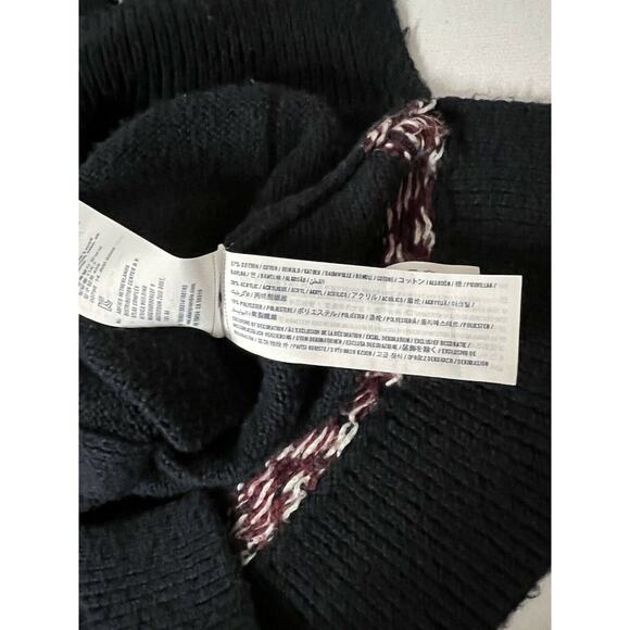 Abercrombie Kids Button Down navy blue Cardigan Sweater knit sz 9/10 - Picture 8 of 9